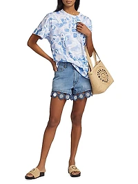 High Summer Mirror Denim Shorts