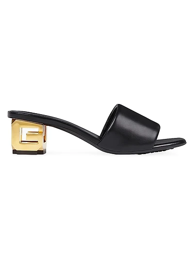 G Cube Mules Leather