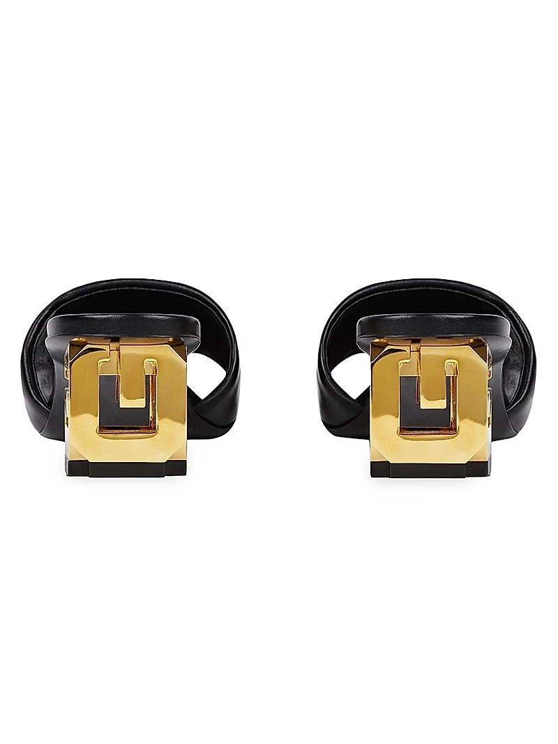 G Cube Mules Leather