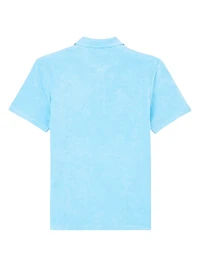 Cotton Terry Polo Shirt