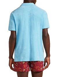 Cotton Terry Polo Shirt