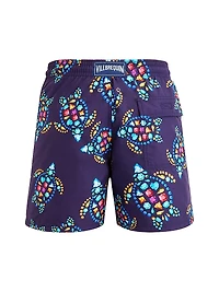 Vendôme Turtles Cotton Swim Shorts