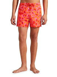 New Leopard Graphic Swim Trunks