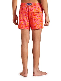 New Leopard Graphic Swim Trunks