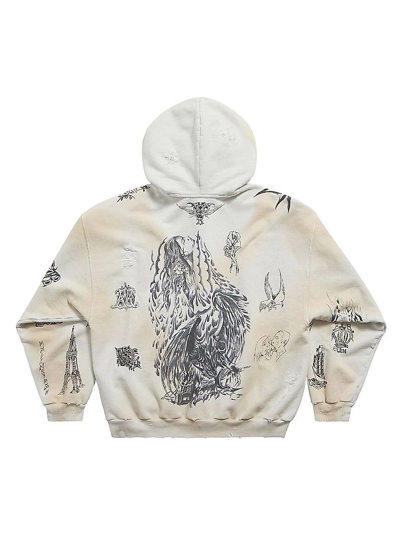 Tat Zip-Up Hoodie