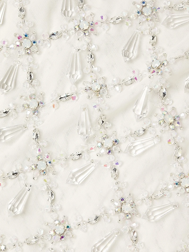 Calliope Teardrop Beaded Midi-Dress