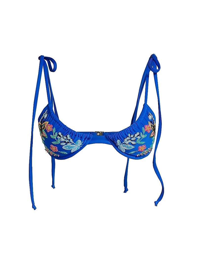 Los Angeles Underwire Beaded Bikini Top