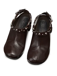 Elyse 65MM Studded Vegetarian-Friendly Leather Pumps