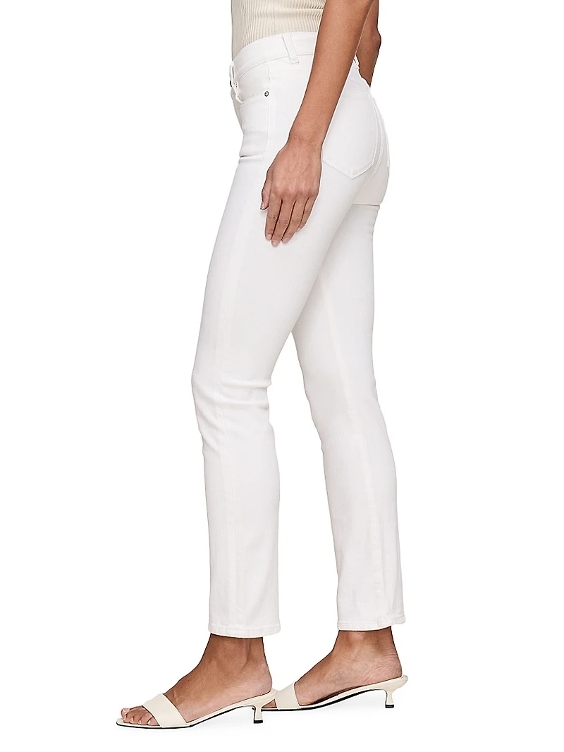 Mara Straight Mid Rise Instasculpt Ankle Jeans