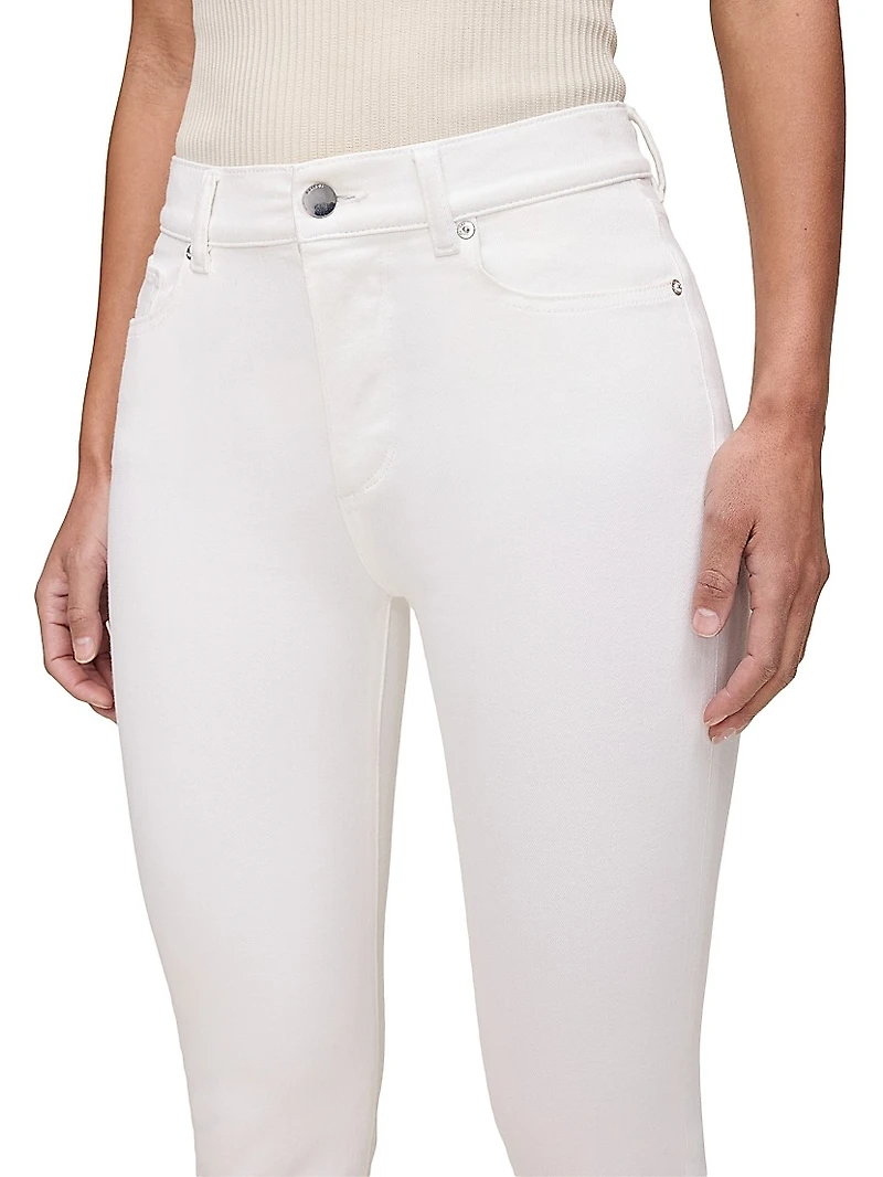 Mara Straight Mid Rise Instasculpt Ankle Jeans