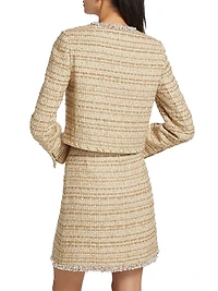 Cotton-Blend Tweed Jacket