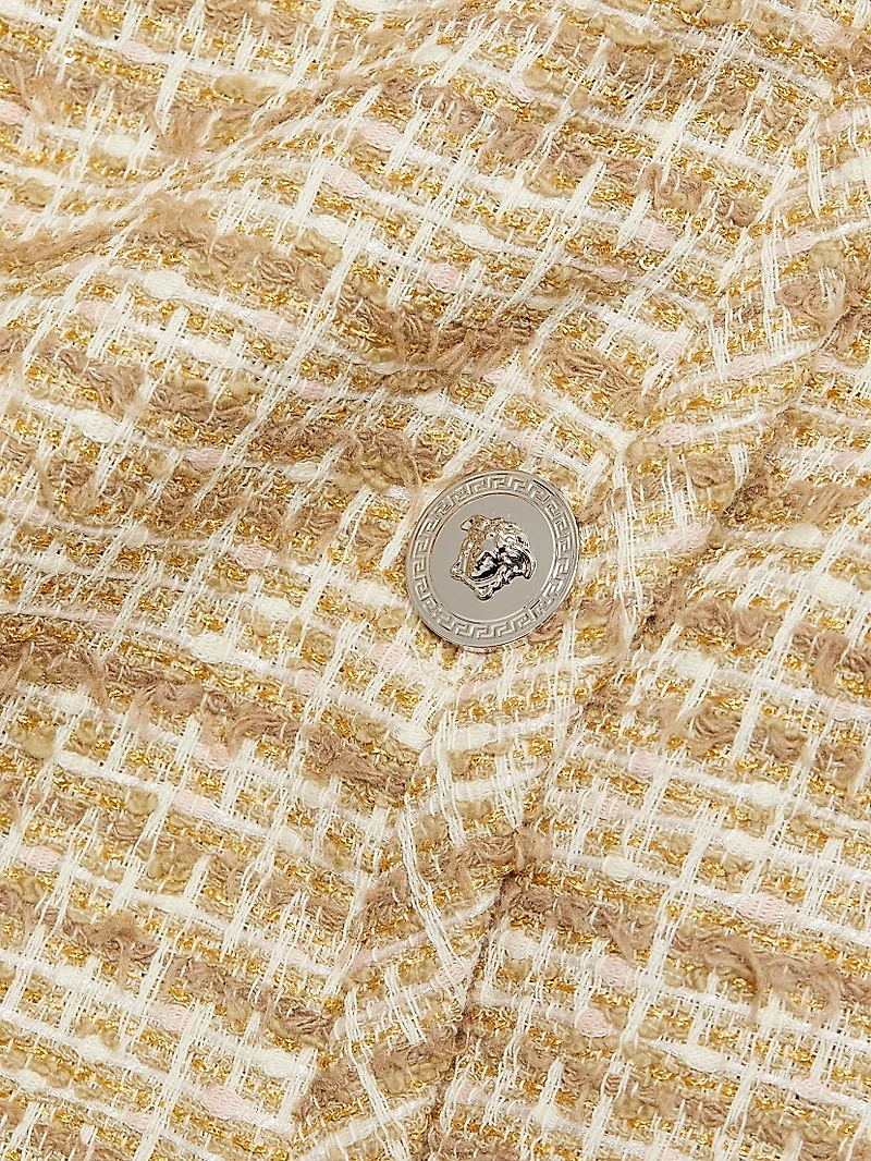Cotton-Blend Tweed Jacket