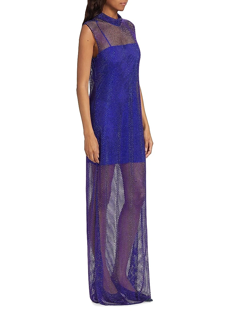 Hotfix Rhinestone Gown