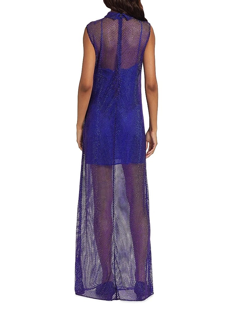 Hotfix Rhinestone Gown