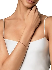 DY Madison Chain Bracelet in 18K Rose Gold, 3mm