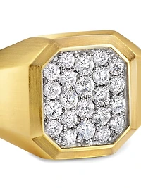 Streamline Signet Ring 18K Yellow Gold