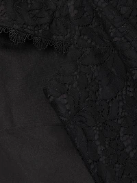 Lace & Organza A-Line Gown