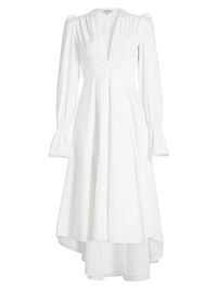 Willow Cotton Poplin Midi-Dress