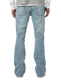 Walker Distressed Stretch Flare Jeans