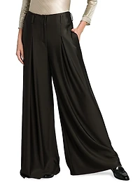 Jersey Wide-Leg Pants