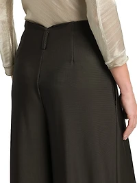 Jersey Wide-Leg Pants