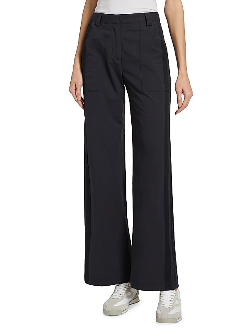 Izzy Striped Cotton-Blend Pants