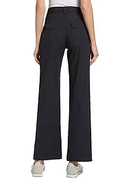 Izzy Striped Cotton-Blend Pants