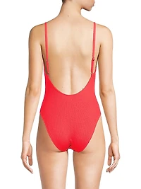 Alizee Crinkled One-Piece Swimsuit