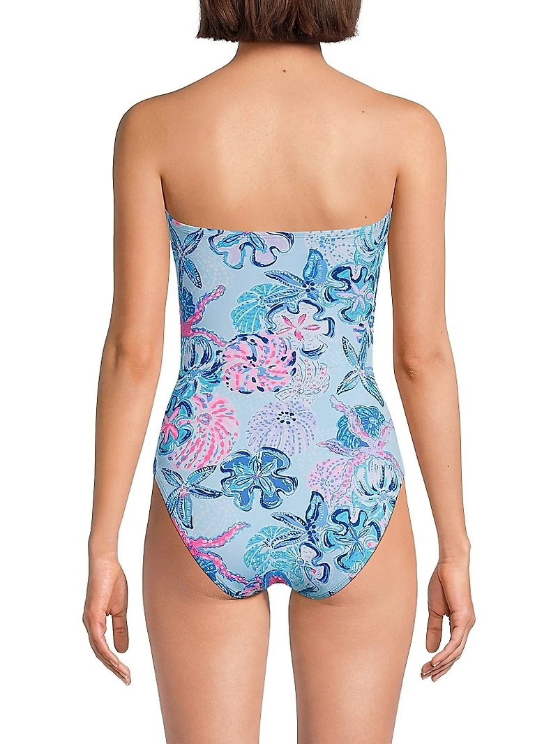 Flamenco Ruched One-Piece Swimsuit