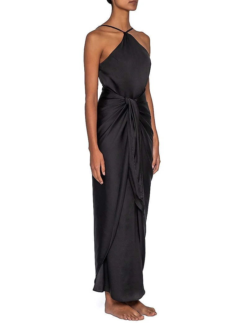 Selva Halter Cover-Up Dress
