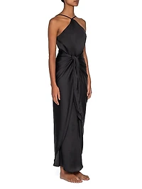 Selva Halter Cover-Up Dress