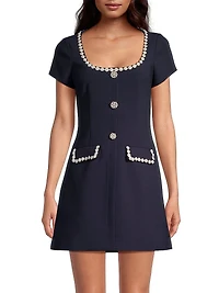 Sergio Beaded Minidress