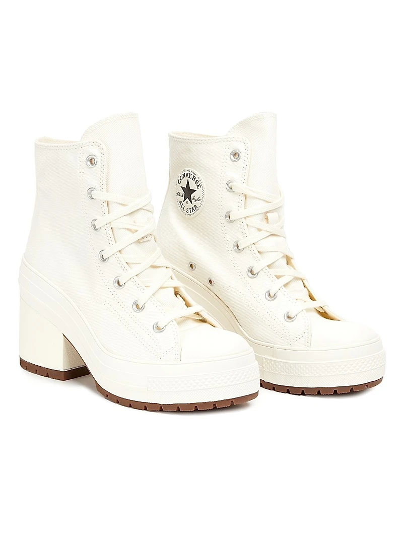 Chuck 70 De Luxe Heel 75MM Canvas Sneakers