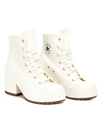 Chuck 70 De Luxe Heel 75MM Canvas Sneakers