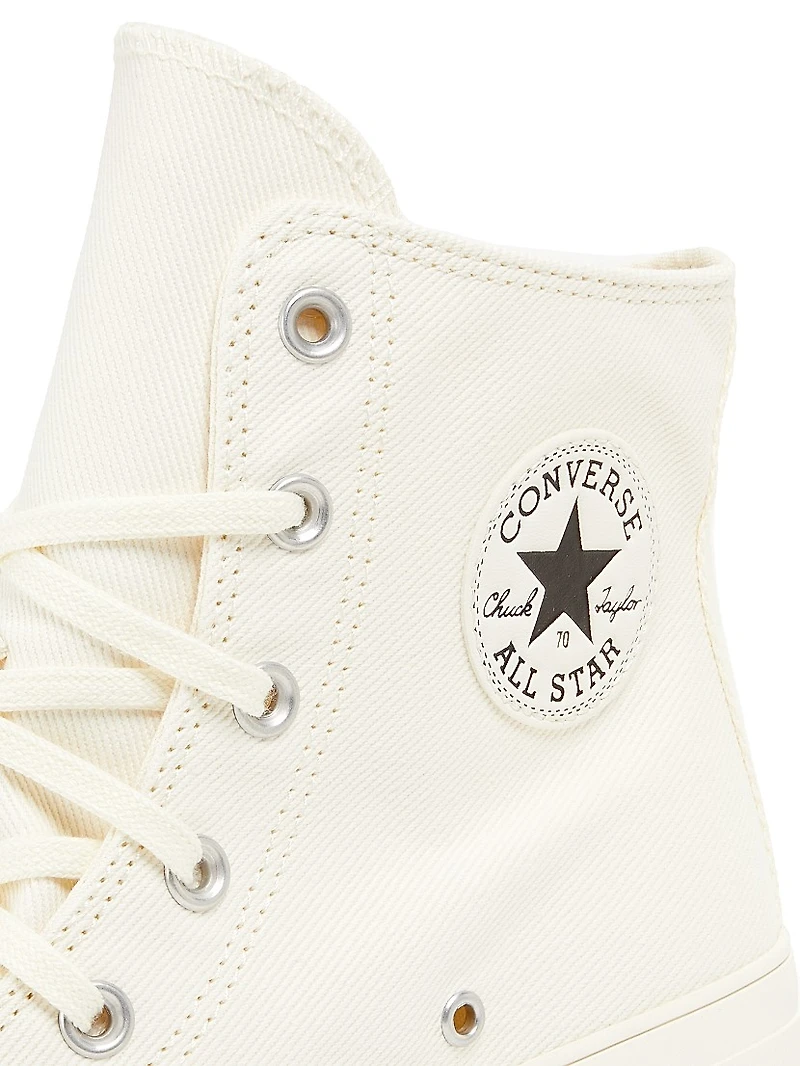 Chuck 70 De Luxe Heel 75MM Canvas Sneakers