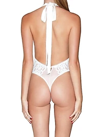 Charlotte Lace Halter Teddy