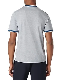Cotton-Blend V-Neck T-Shirt