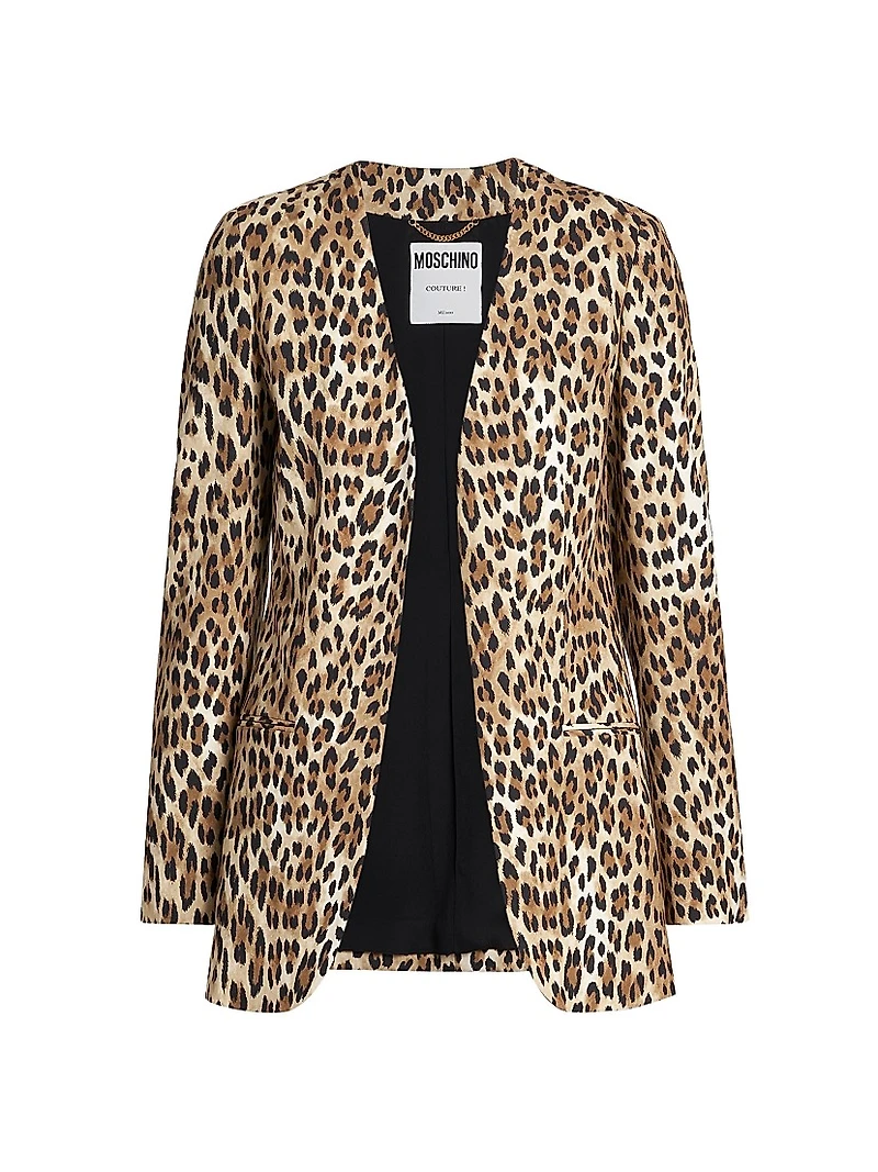 Silhouette of the Season Leopard Print Jacket