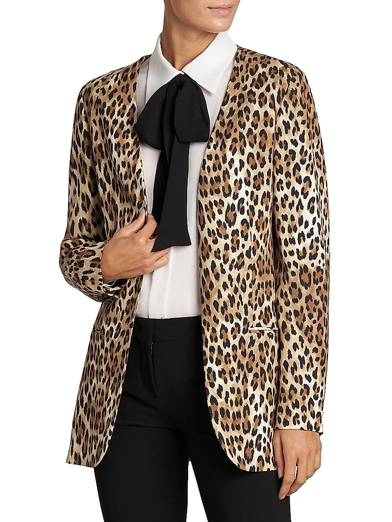 Silhouette of the Season Leopard Print Jacket