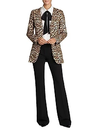 Silk Tie-Neck Blouse