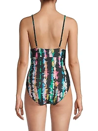 Niki V-Neck One-Piece Swimsuit