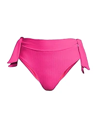 Double-Tie Mid-Rise Bikini Bottom