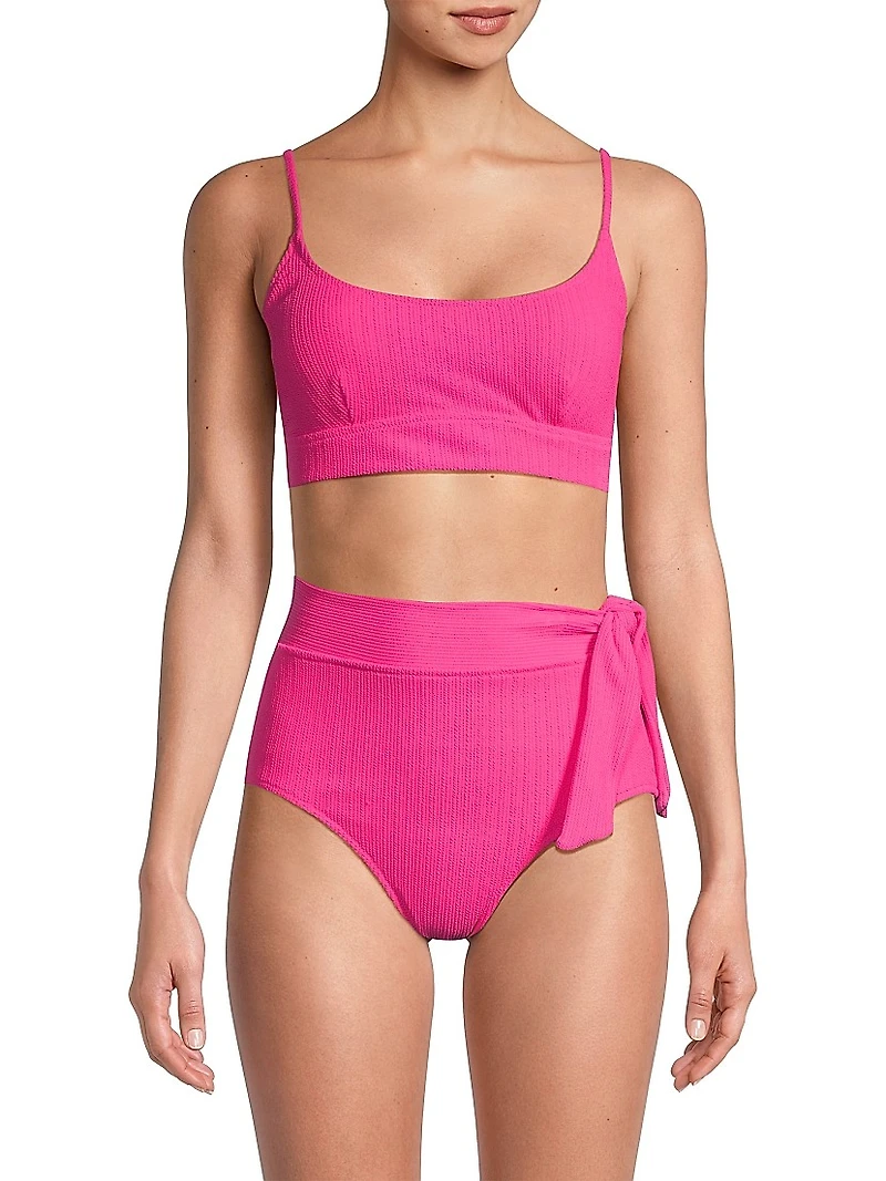 Erika Textured Bikini Top