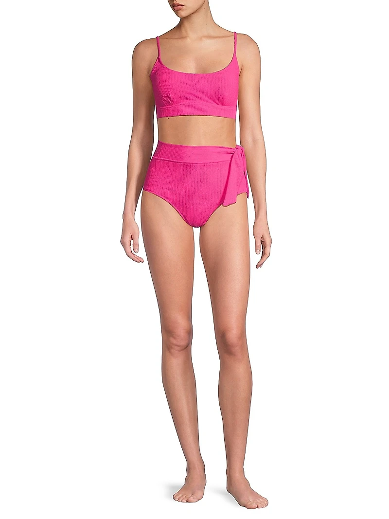 Erika Textured Bikini Top