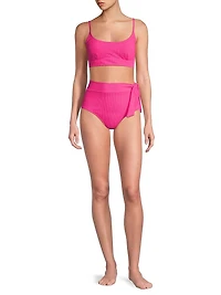 Erika Textured Bikini Top