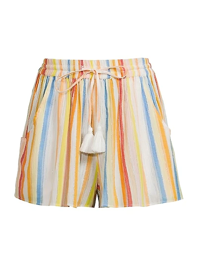 Jimmie Striped Drawstring Shorts