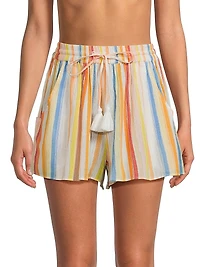 Jimmie Striped Drawstring Shorts