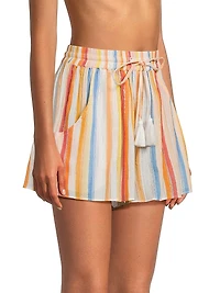 Jimmie Striped Drawstring Shorts