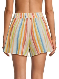 Jimmie Striped Drawstring Shorts