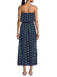 Cynthia Cotton Eyelet Midi-Dress